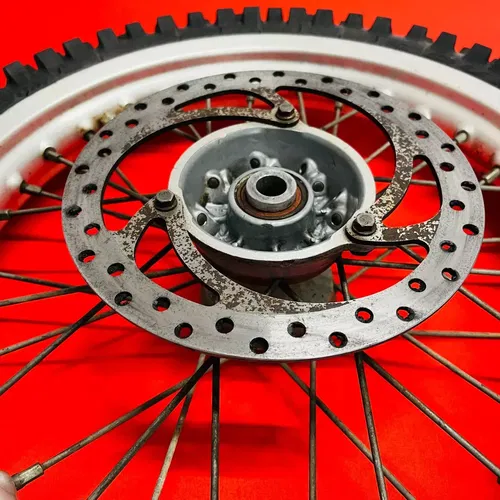 KTM65 FRONT WHEEL COMPLETE 14" RIM TIRE OEM GENUINE KTM 65 SX (03-08)
