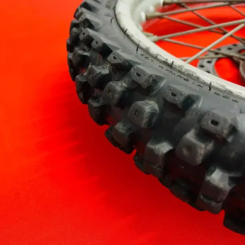 KTM65 FRONT WHEEL COMPLETE 14" RIM TIRE OEM GENUINE KTM 65 SX (03-08)