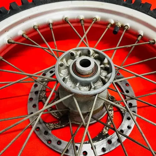 KTM65 FRONT WHEEL COMPLETE 14" RIM TIRE OEM GENUINE KTM 65 SX (03-08)