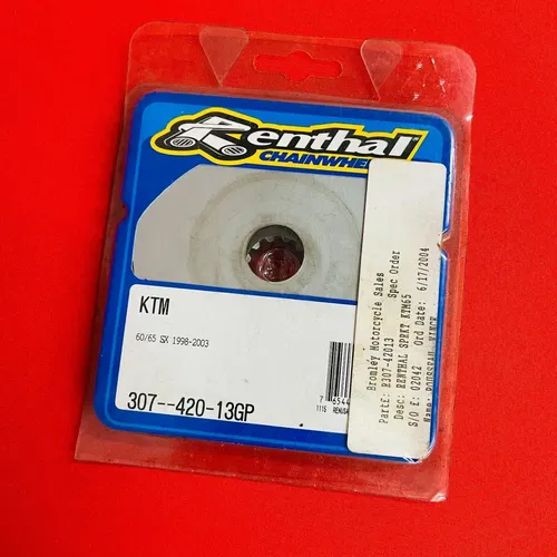 Renthal 13T Steel Front Sprocket for KTM 60 65 (1998-2003)(307-420-13GP)