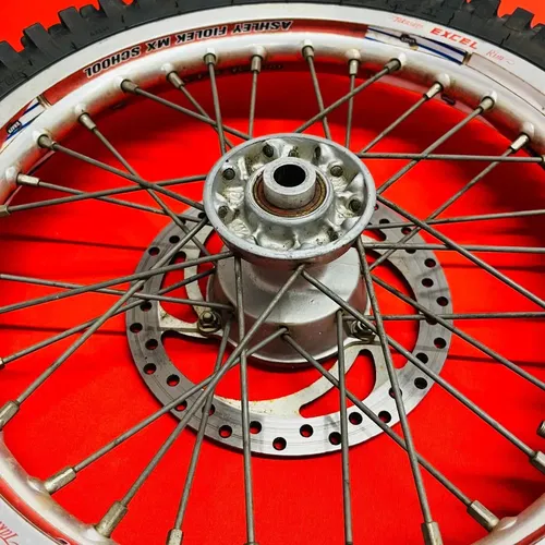KTM65 FRONT WHEEL EXCEL RIM COMPLETE 14" GENUINE OEM KTM 65 SX (2003-2008)