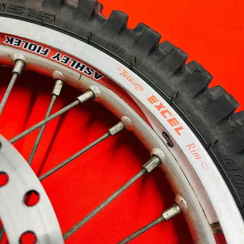KTM65 FRONT WHEEL EXCEL RIM COMPLETE 14" GENUINE OEM KTM 65 SX (2003-2008)