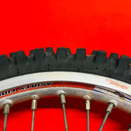 KTM65 FRONT WHEEL EXCEL RIM COMPLETE 14" GENUINE OEM KTM 65 SX (2003-2008)