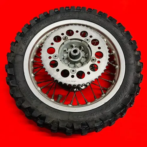 KTM65 REAR WHEEL COMPLETE 12" RIM TIRE OEM GENUINE KTM 65 SX 2003-2008