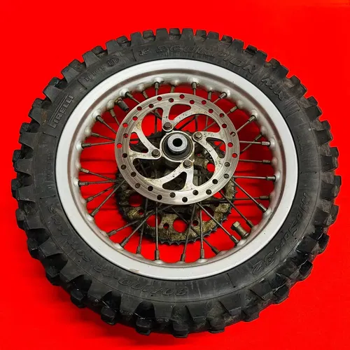 KTM65 REAR WHEEL COMPLETE 12" RIM TIRE OEM GENUINE KTM 65 SX 2003-2008