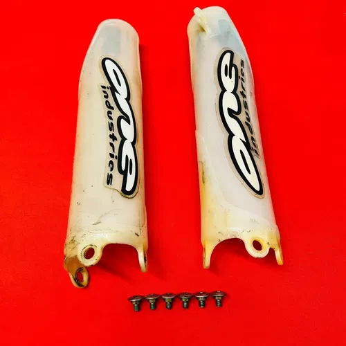 CRF250R Fork Guards Covers Plastics Genuine OEM HONDA CRF 250 R (2004-2008)