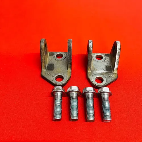RMZ250 Foot Peg Mounts Brackets Bolts Genuine OEM SUZUKI RMZ 250 (2007-2009)