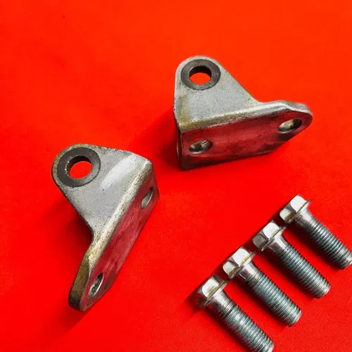 RMZ250 Foot Peg Mounts Brackets Bolts Genuine OEM SUZUKI RMZ 250 (2007-2009)