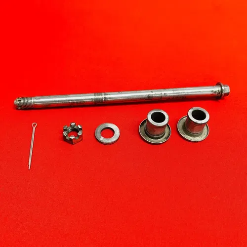 DRZ125 FRONT AXLE WHEEL BOLT COMPLETE OEM GENUINE SUZUKI DR-Z DRZ 125 L (03-07)