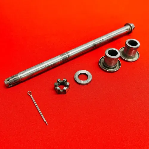 DRZ125 FRONT AXLE WHEEL BOLT COMPLETE OEM GENUINE SUZUKI DR-Z DRZ 125 L (03-07)