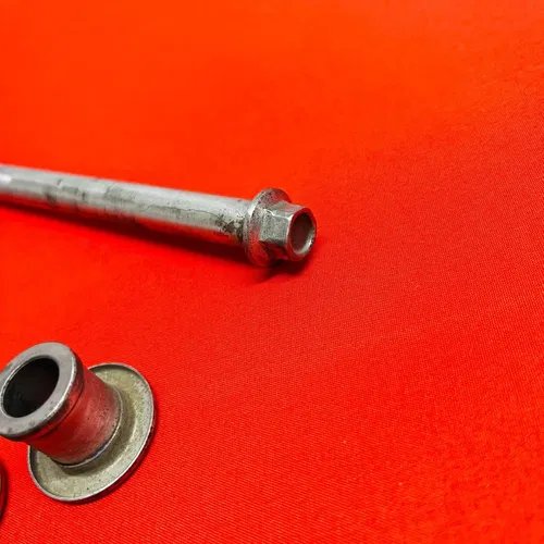 DRZ125 FRONT AXLE WHEEL BOLT COMPLETE OEM GENUINE SUZUKI DR-Z DRZ 125 L (03-07)