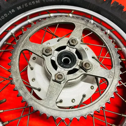 TTR125 Rear Wheel Complete 14" Rim GENUINE OEM YAMAHA TTR 125 E (2000-2007)