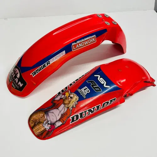 CR125 Fenders Front Rear Plastics Genuine OEM HONDA CR 125 R (2000-2001)