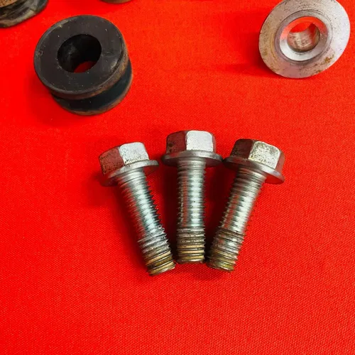 CRF110 GAS TANK MOUNTS BRACKETS BOLTS BUSHINGS OEM GENUINE HONDA CRF 110 F