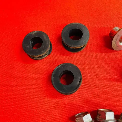 CRF110 GAS TANK MOUNTS BRACKETS BOLTS BUSHINGS OEM GENUINE HONDA CRF 110 F