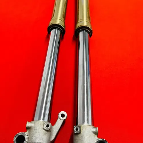 CRF150R FORKS FRONT SHOCK FACTORY CONNECTIO GENUINE OEM HONDA CRF 150 R RB 07-24
