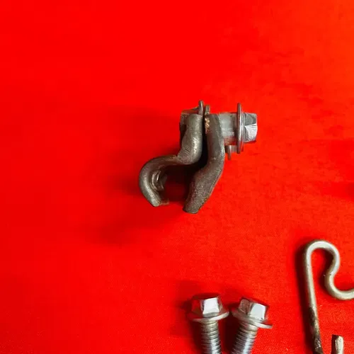 CR125 Front Brake Line Guide Mounts Hose Clamps Genuine OEM HONDA CR 125 R