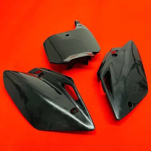CRF150R NUMBER PLATES PLASTICS KIT BLACK ACERBIS HONDA CRF 150 R RB (2007-2024