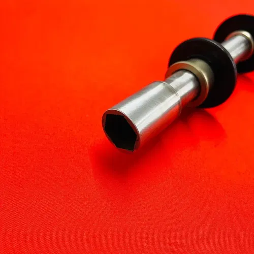 KX250F FRONT AXLE COMPLETE WHEEL BOLT GENUINE OEM KAWASAKI KX 250 F (2013-2018)