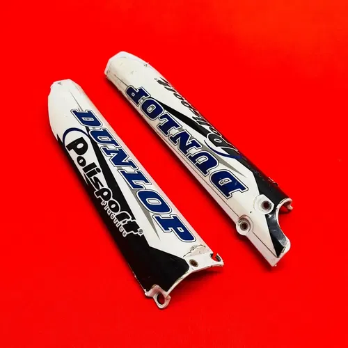 YZ85 FORK GUARDS COVERS PLASTICS GENUINE OEM YAMAHA YZ 85 (2002-2018)