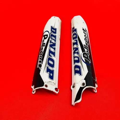 YZ85 FORK GUARDS COVERS PLASTICS GENUINE OEM YAMAHA YZ 85 (2002-2018)