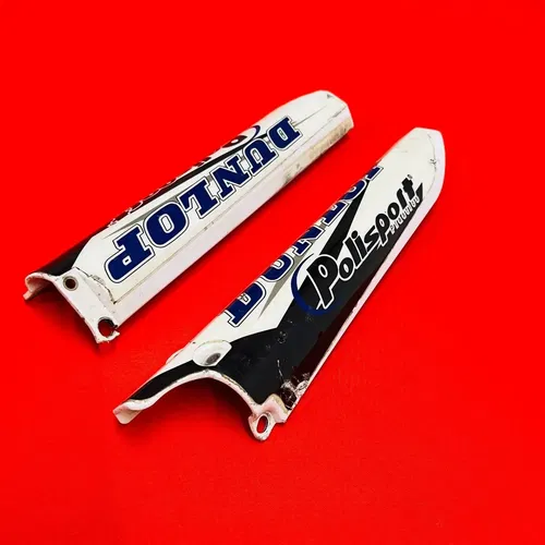 YZ85 FORK GUARDS COVERS PLASTICS GENUINE OEM YAMAHA YZ 85 (2002-2018)