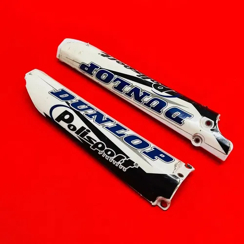 YZ85 FORK GUARDS COVERS PLASTICS GENUINE OEM YAMAHA YZ 85 (2002-2018)