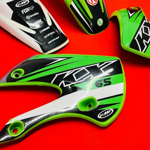 KX65 SHROUDS FENDERS PLASTICS KIT GENUINE OEM KAWASAKI RM KX 65 KLX110 2000-2019