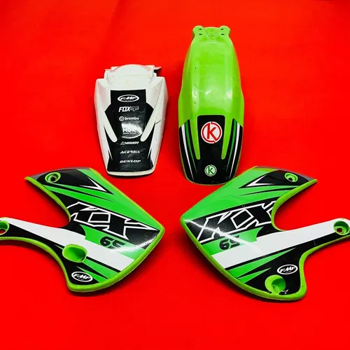 KX65 SHROUDS FENDERS PLASTICS KIT GENUINE OEM KAWASAKI RM KX 65 KLX110 2000-2019