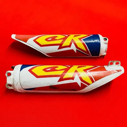 CR125 Fork Guards Covers Plastics Genuine OEM HONDA CR 125 250 500 R (1990-2002)