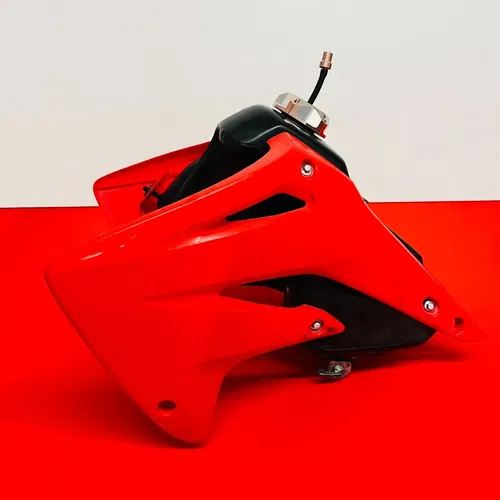 CR85 GAS FUEL TANK SHROUDS JFG RACING CAP GENUINE OEM HONDA CR 85 R RB 2003-2008