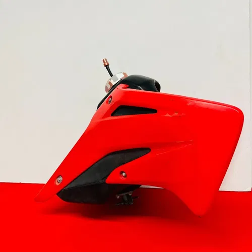 CR85 GAS FUEL TANK SHROUDS JFG RACING CAP GENUINE OEM HONDA CR 85 R RB 2003-2008