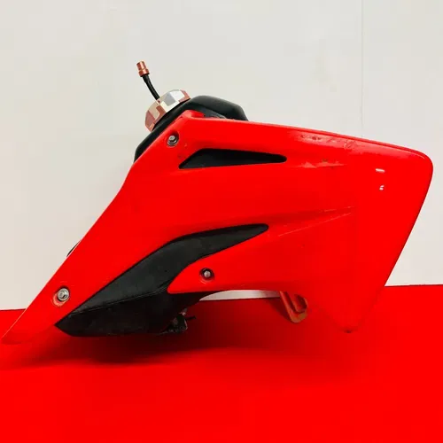 CR85 GAS FUEL TANK SHROUDS JFG RACING CAP GENUINE OEM HONDA CR 85 R RB 2003-2008