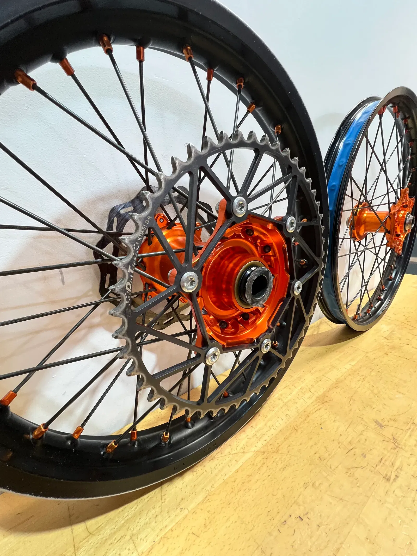 パーツ KTM EXC FACTORYWHEEL SET 21\"18\"  MY24 Ktm Exc-f Wheel Set 21 18 Front Rear Wheels Fe Xcf W Xc Te X