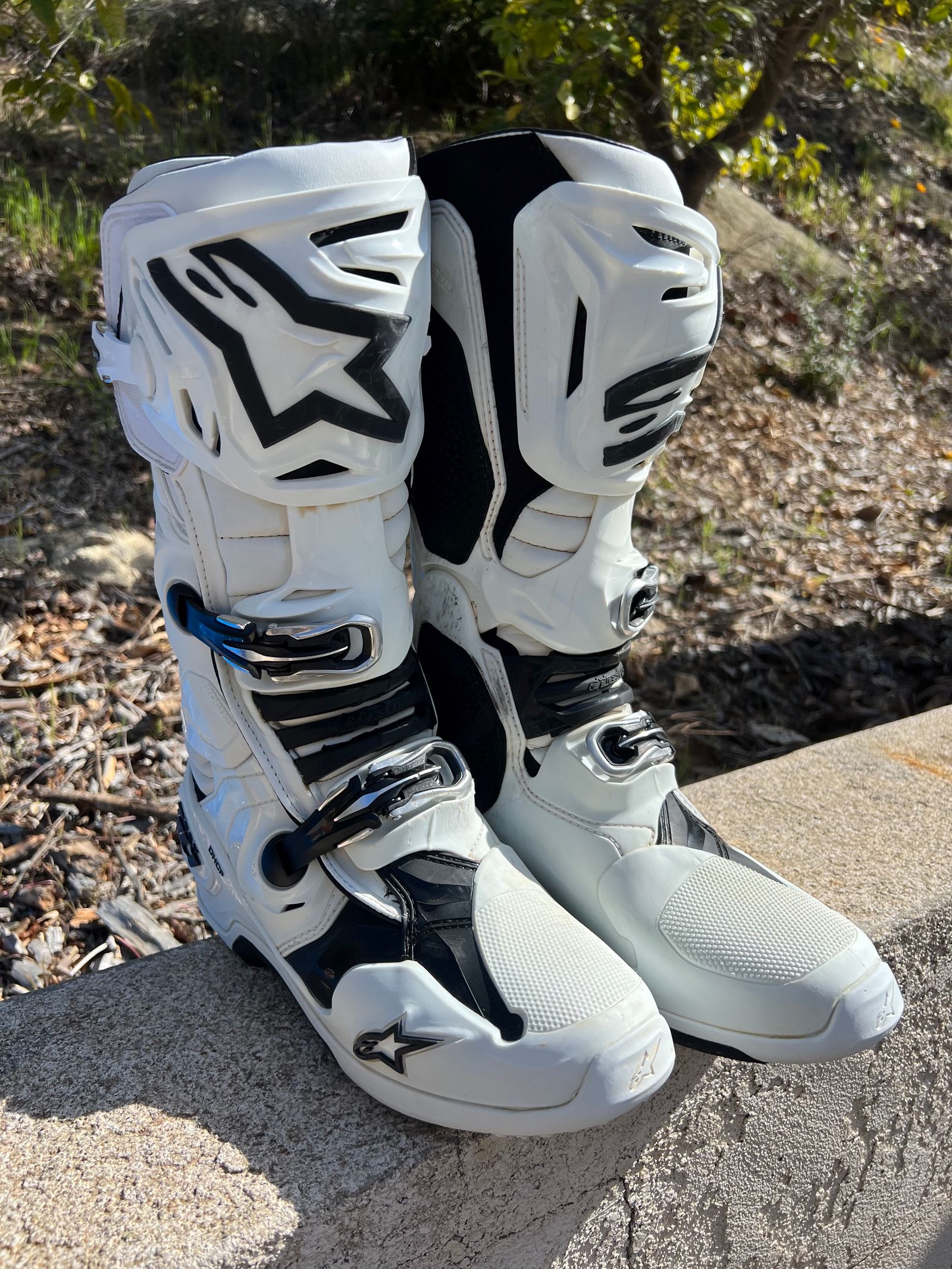 Alpinestars Tech 10 White Boots Size 9