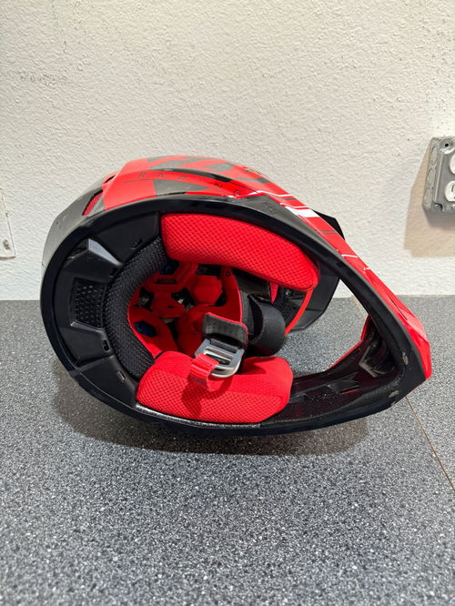Fly Racing Formula Carbon Helmet Red/White/Black - Size Medium