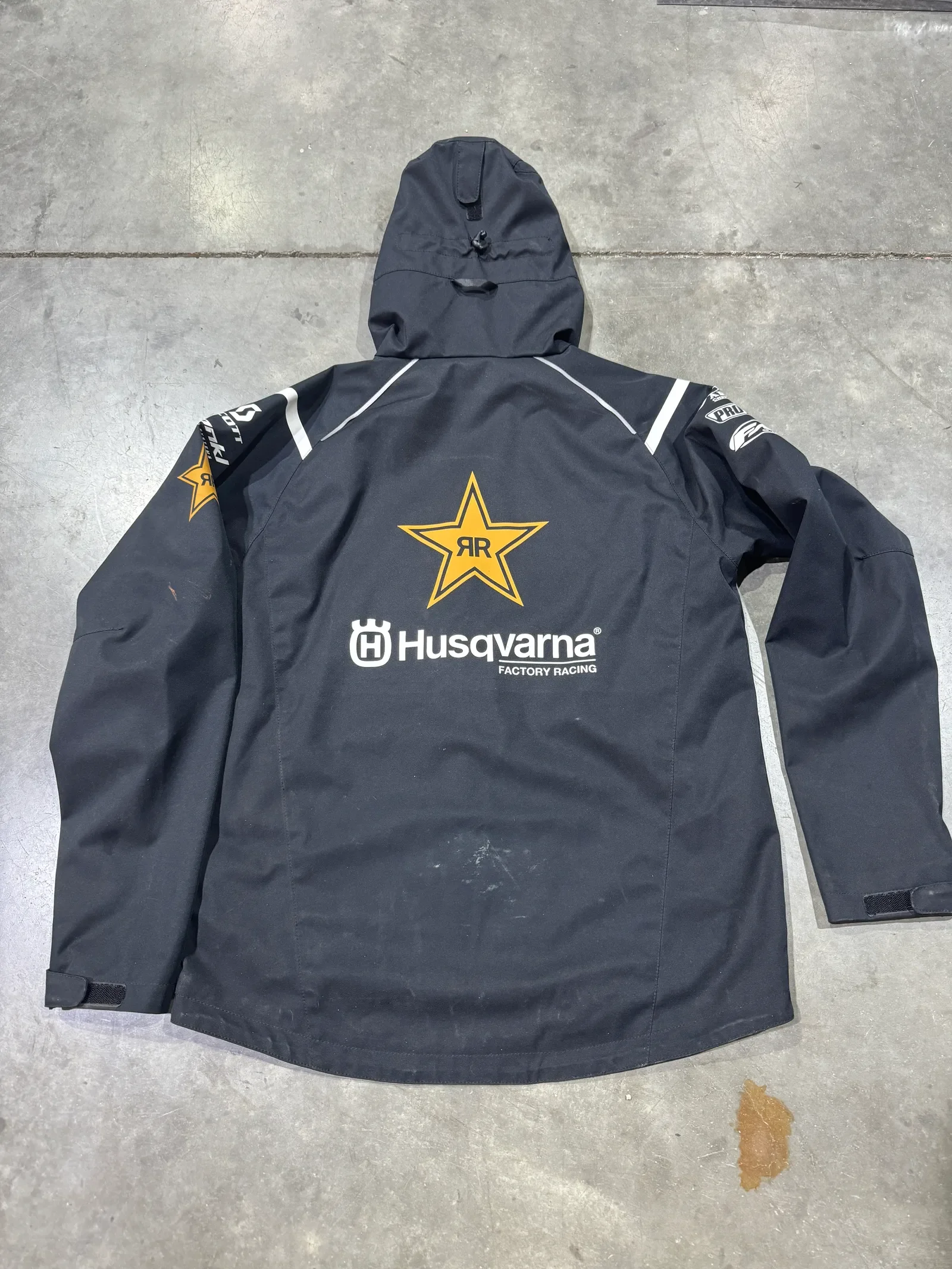 Rockstar Energy Drink Husqvarna Team Issue Jacket Size XL