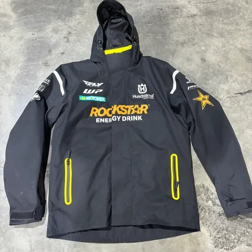 Rockstar Energy Drink Husqvarna Team Issue Zip Up Jacket Small