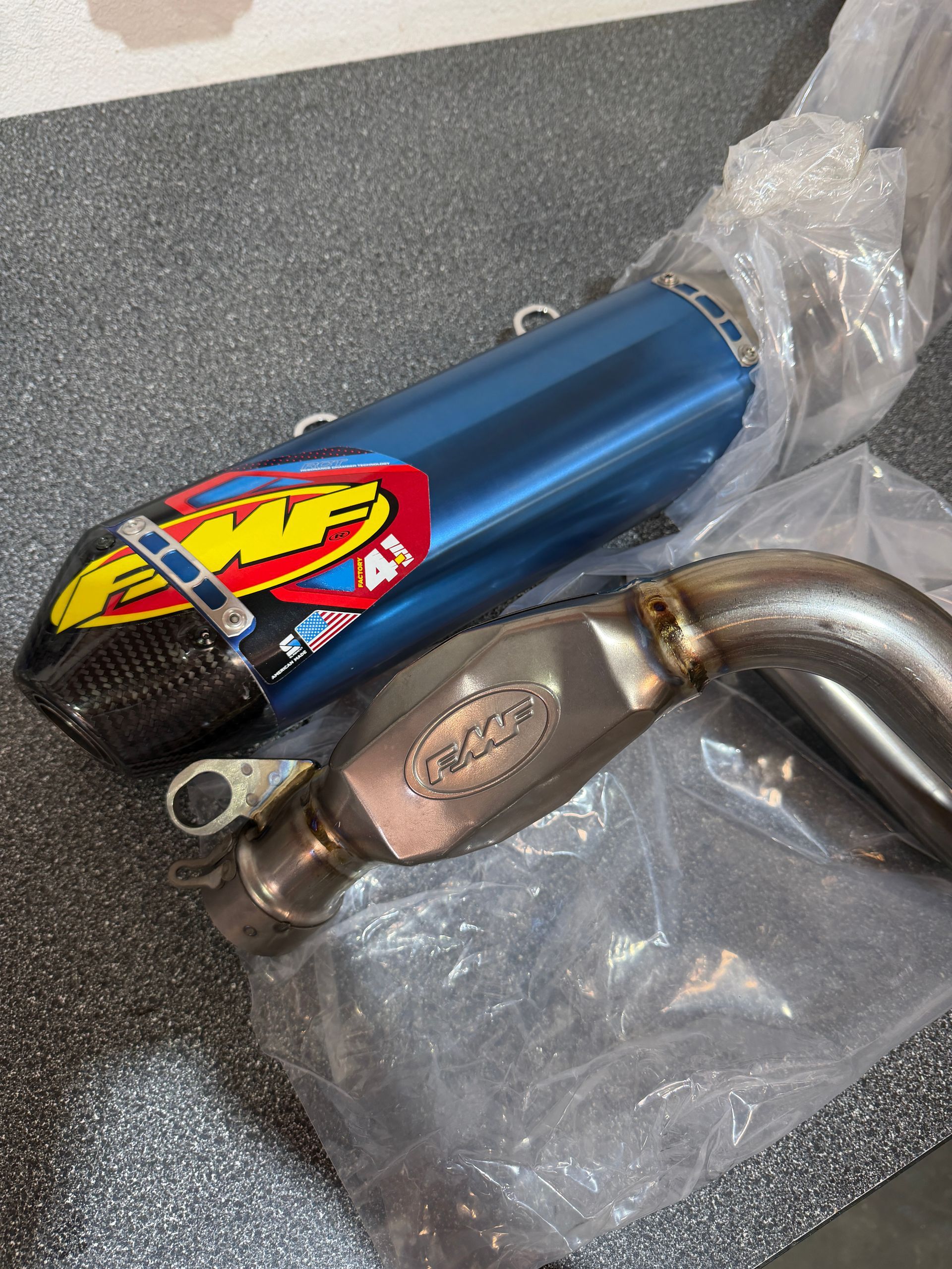 FMF 4.1 Titanium System Triumph 450