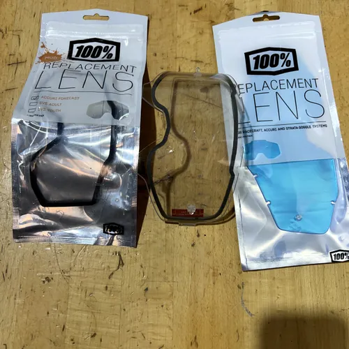 100% Replacement Lenses (Pack of 3)