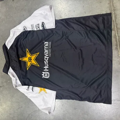 Rockstar Energy Drink Husqvarna Team Issue Polo Size XL