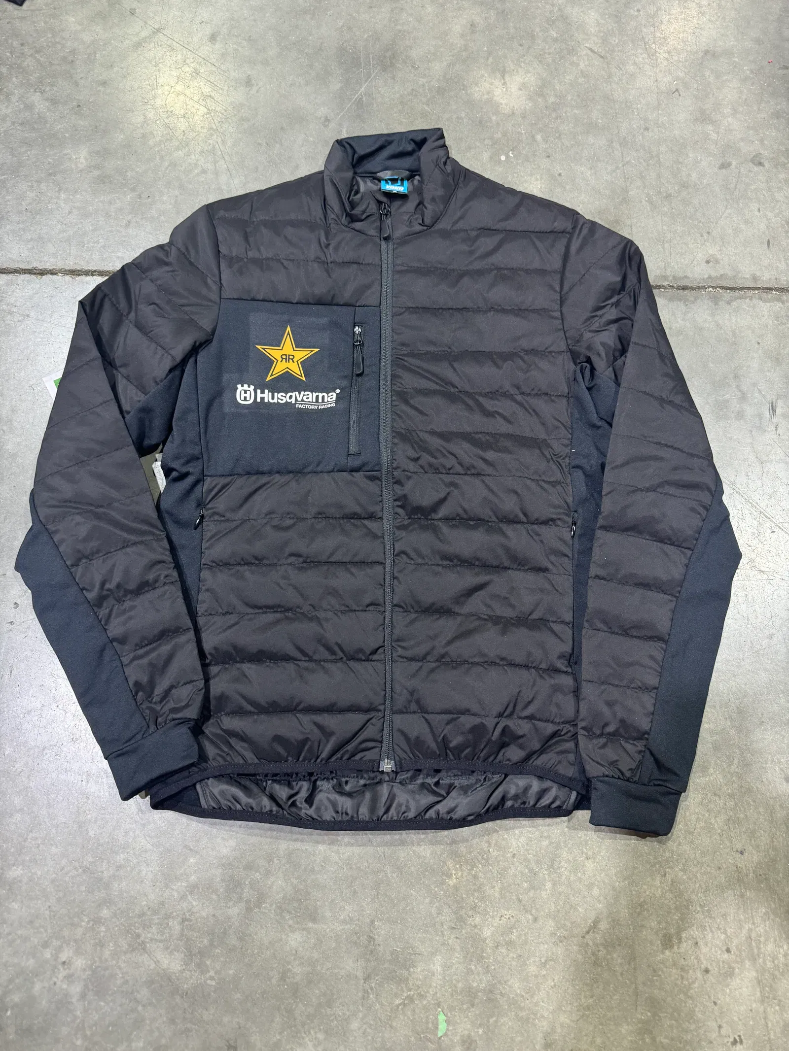 HUSQVARNA Factory Rockstar Racing Unisex Quilted Jacket store Size Medium