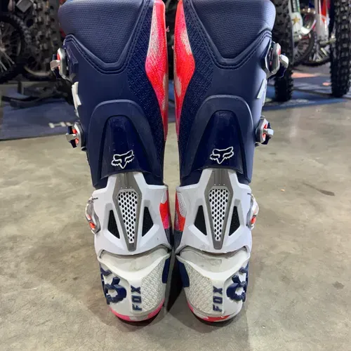 Fox Racing Instinct RYVR LE Boot White/Navy Size 8 