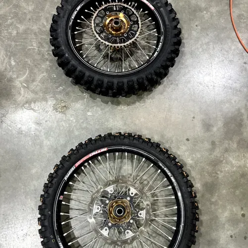 2023 Kawasaki KX250F/KX450F Excel Kite Complete Wheel Set 18/21