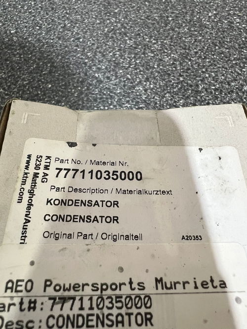 KTM Husky GASGAS Condensator 77711035000 (2019-2024)