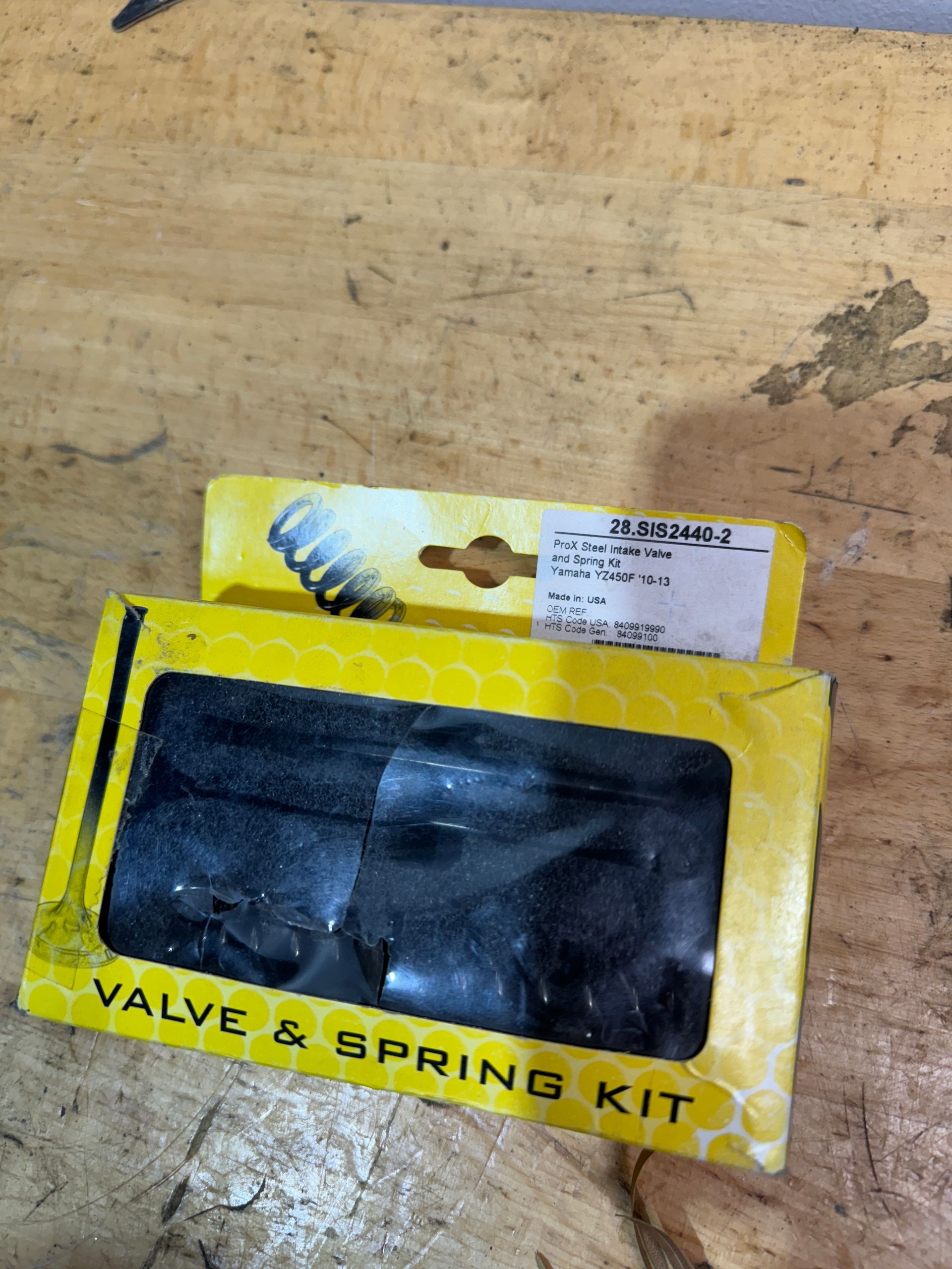 Yamaha YZ450F Valve And Spring Kit