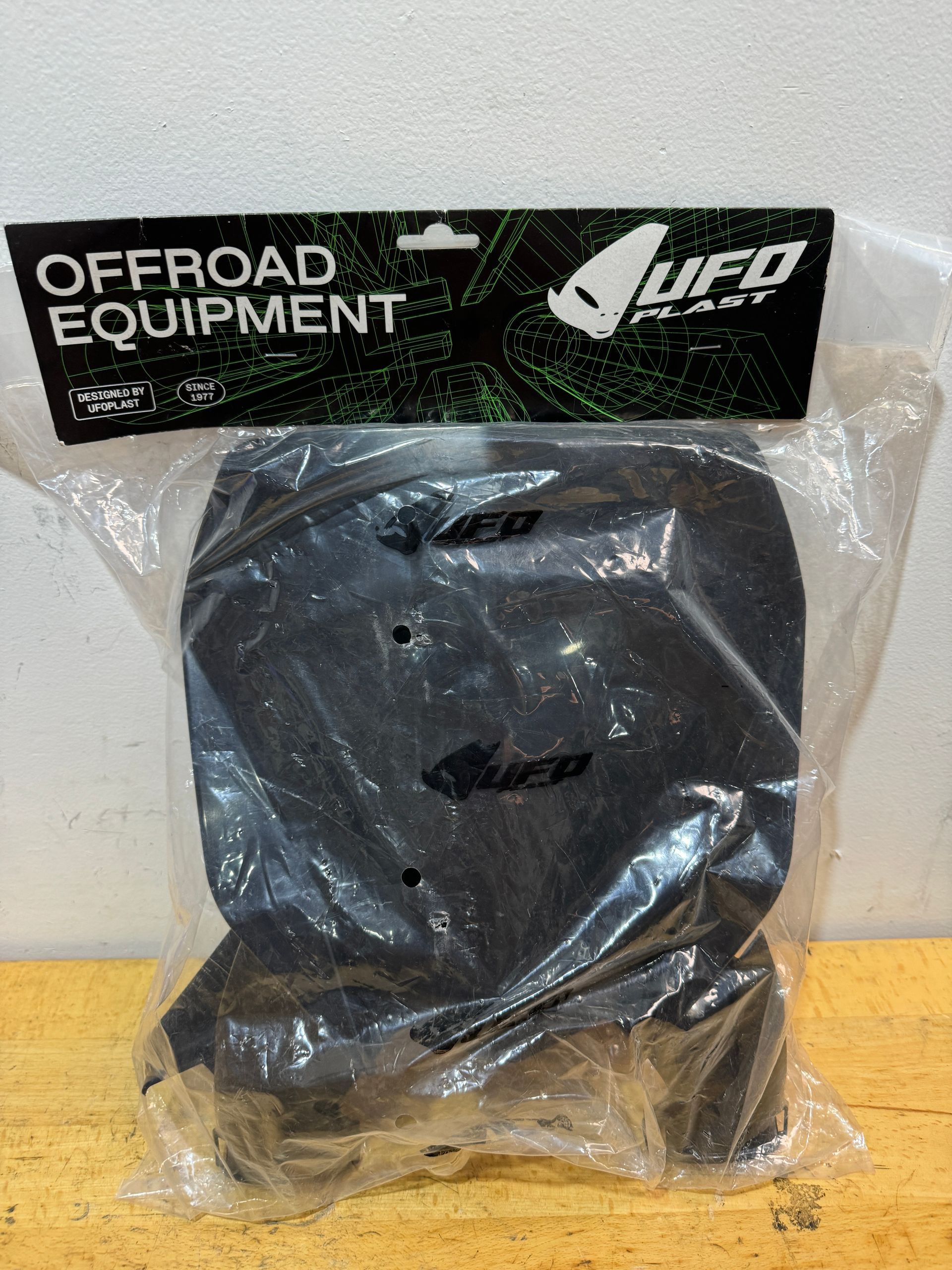 UFO plastics Yamaha Front Number Plate Black (2019-2022)