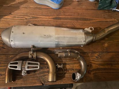 2009 yz250f exhaust