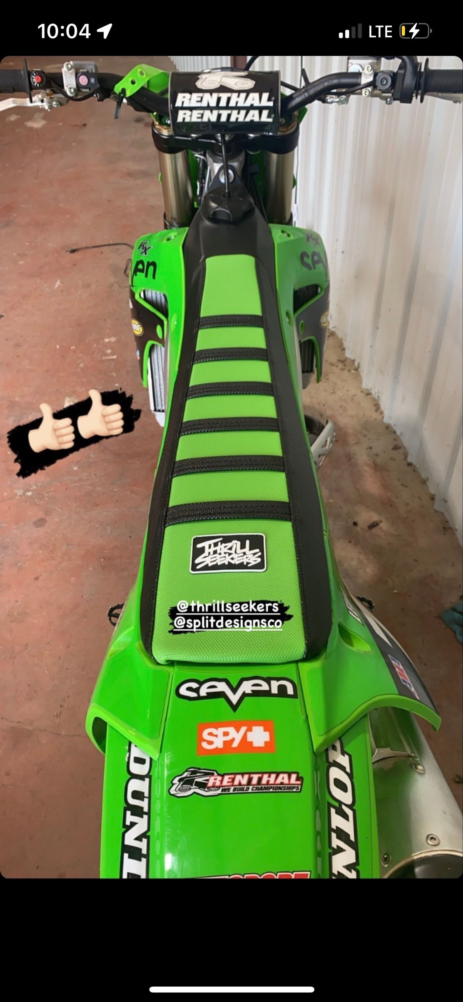 Kx250f seat cover store