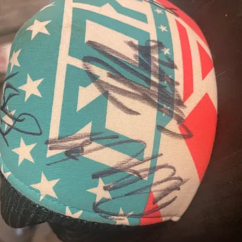TWO Autographed Hats 